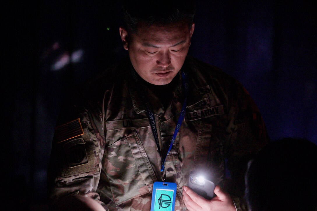 Army Reserve intelligence Soldier competing in the Polyglot Games in Salt Lake City
