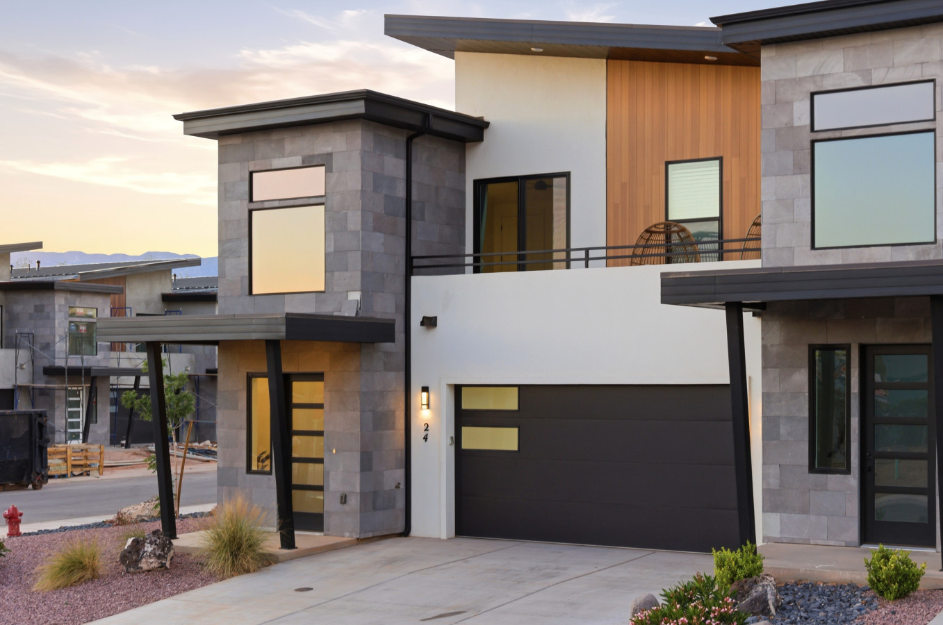 Modern exterior of Zion Skies in Hurricane, Washington County, Utah